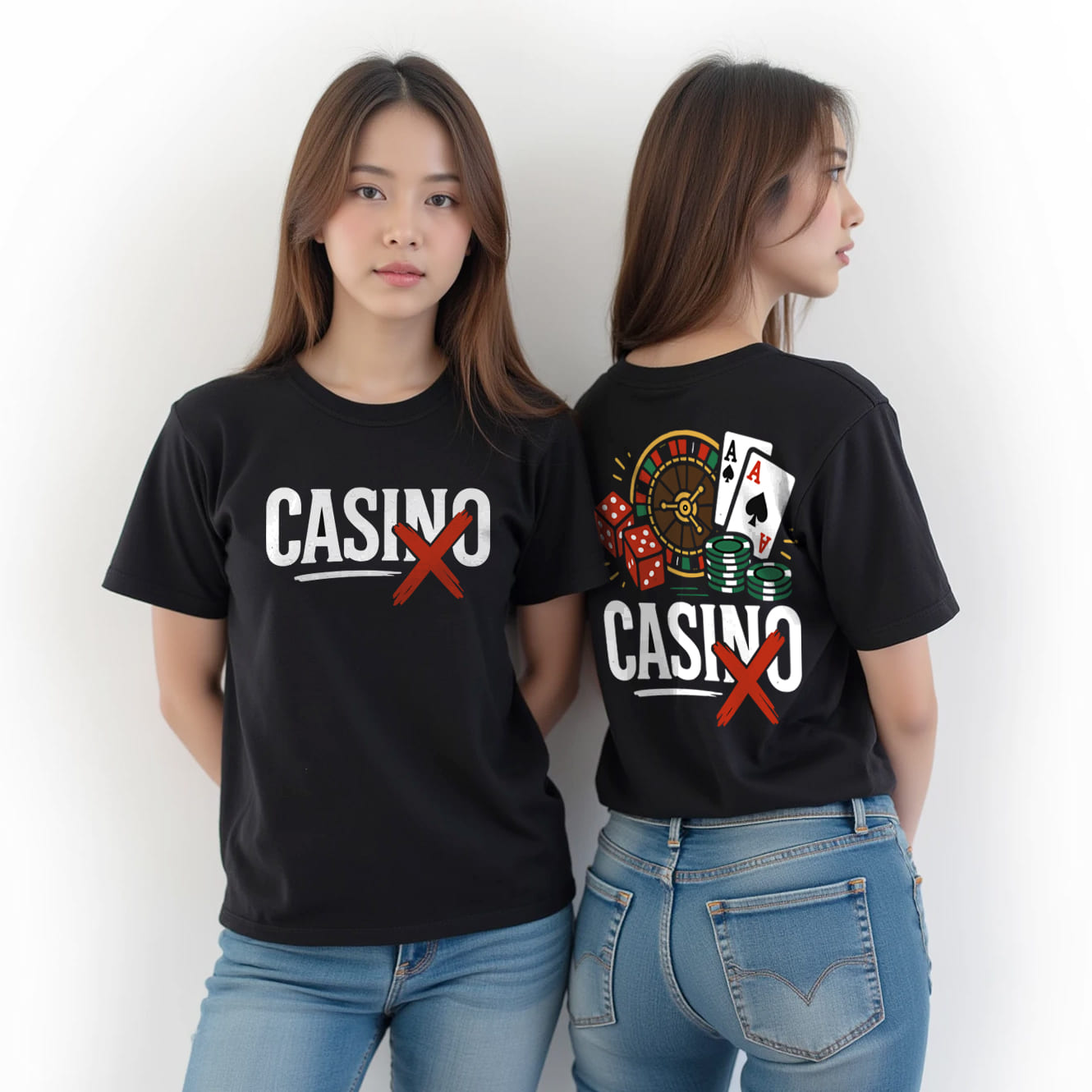 <ส่งไปรษณีย์EMS 77DESIGN เสื้อยืด ไม่เอาคาสิโน ผ้าคัตตอนเนื้อดี เลือกแบบได้ ราคา 99 บาท*ส่งฟรี