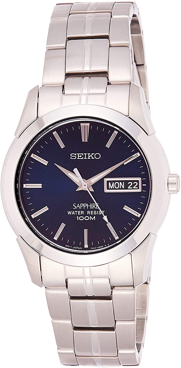 Đồng hồ Seiko cổ sẵn sàng (SEIKO SGG717P1 Watch) Seiko SGG717P1 Mens  Sapphire Steel Watch [Hộp & Sách hướng dẫn của Nhà sản xuất + Người bán bảo  hành một năm] |