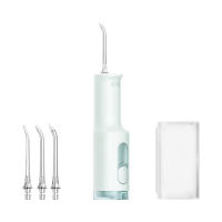 Xiaomi Mijia Oral Irrigator Dental Teet Water Flosser F300 เครื่องล้างฟันแบบพกพา 240 มล. 4 โหมด 3 หัวฉีด IPX7 กันน้ำ เครื่องทำความสะอาดฟัน