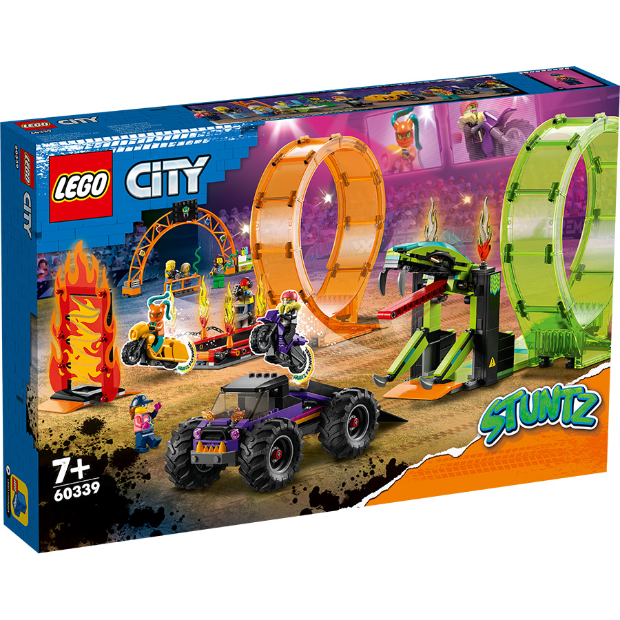 Toys R Us LEGO City Double Loop Stunt Arena (129755) ราคา 6,250 บาท*ส่งฟรี