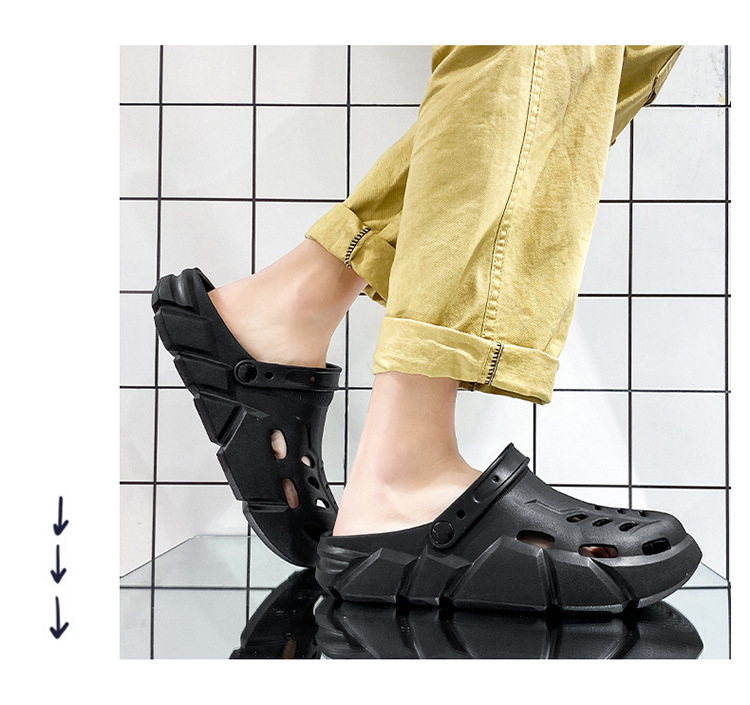 ข้อมูลประกอบของ รองเท้าแตะ/crocs/สลิปออนสำหรับผู้หญิงและผู้ชาย รองเท้าแตะหัวโต งานดี เบา ใส่สบายเท้า รองเท้าเพื่อสุขภาพยางแท้แบบลำลอง（สินค้าเฉพาะจุด）