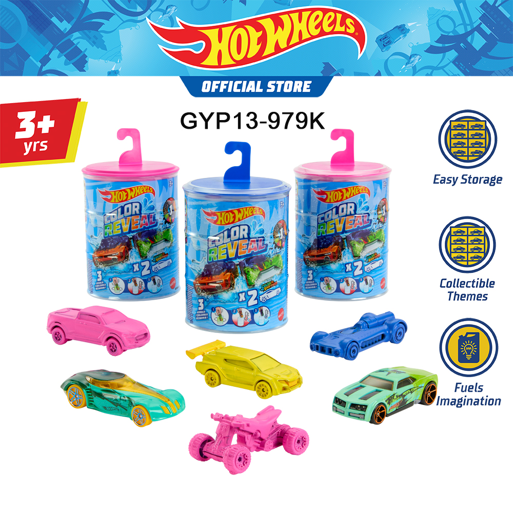 Hot Wheels Color Reveal 2-Pack Assortment ฮอตวีล คัลเลอร์รีวีล รถแพ็กคู่ คละแบบ GYP13 (979K) TH ราคา 807 บาท*ส่งฟรี