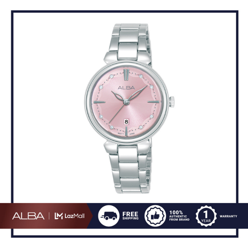 ALBA นาฬิกาข้อมือ Ikebana Quartz รุ่น AH7EW3X ขนาด 30 mm. ราคา 3,100 บาท*ส่งฟรี