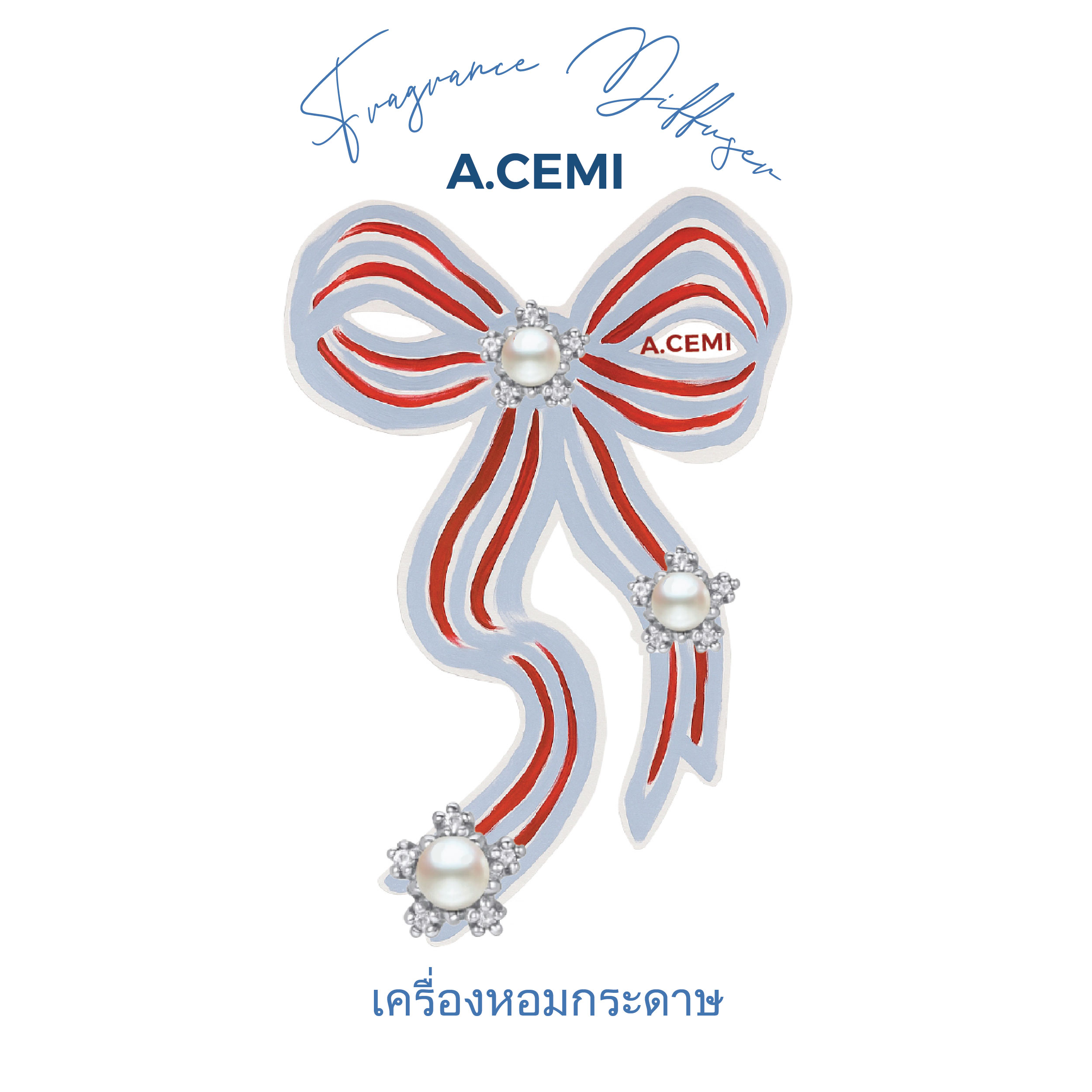 A.Cemi Ribbon Diffuser, Ribbon-Shaped Fragrance Diffuser ราคา 10,000 บาท*ส่งฟรี