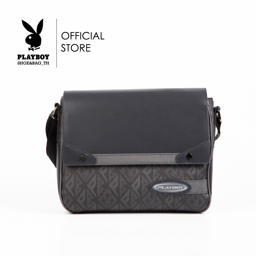 Playboy:Journey men's bag men's ST-B242PBM274-BL shoulder bag ราคา 2,692 บาท*ส่งฟรี