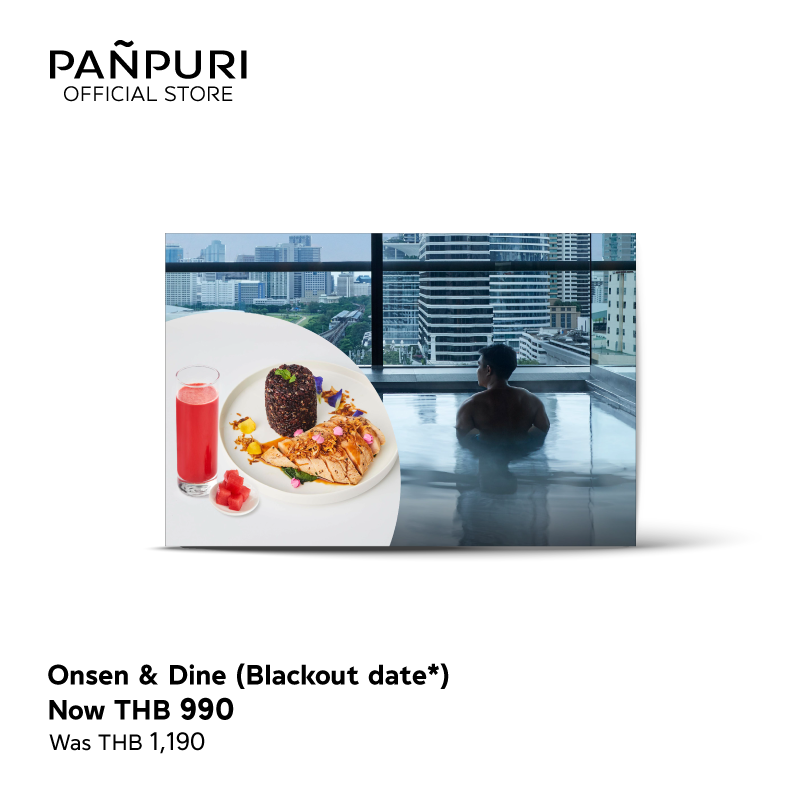 Lazada Thailand - [E-voucher]PANPURI Wellness Onsen & Dine (Blackout date*)
