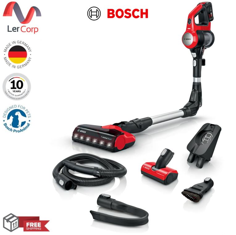 (BOSCH) เครื่องดูดฝุ่นไร้สาย Unlimited 7 ProAnimal สีแดง รุ่น BBS711ANM ราคา 17,209 บาท*ส่งฟรี