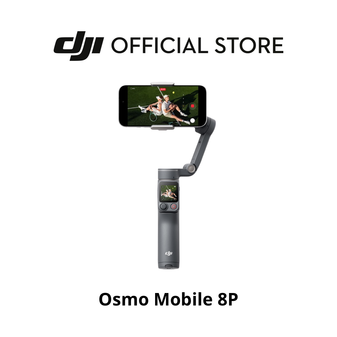 [New Product] Dji Osmo Mobile 8P - Smartphone Stabilizer | Anti-Vibration Device with Remote Control | Can Be Used for 10 Hours. | Can Track People and Animals ราคา 4,380 บาท*ส่งฟรี