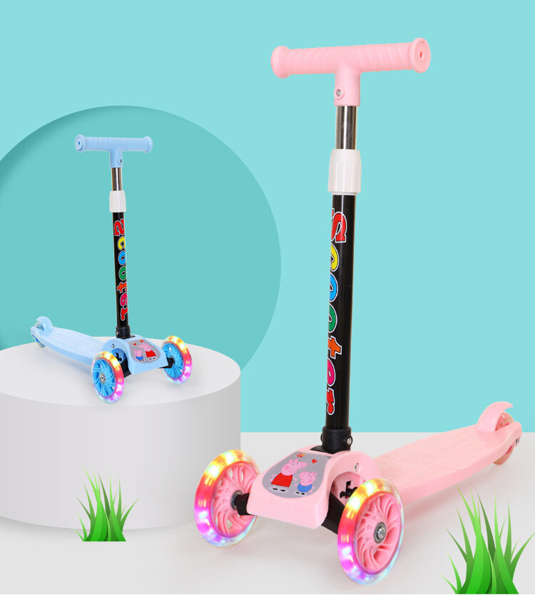 iRemax Kid Scooter สกู๊ตเตอร์ 3 ล้อ สกู๊ตเตอร์เด็ก ล้อมีไฟ พับเก็บง่าย ช่วยบริหารกล้ามเนื้อขาและช่วยในการทรงตัวของเด็ก ปรับความสูงได้ 4 ระดับ ราคา 145 บาท*ส่งฟรี