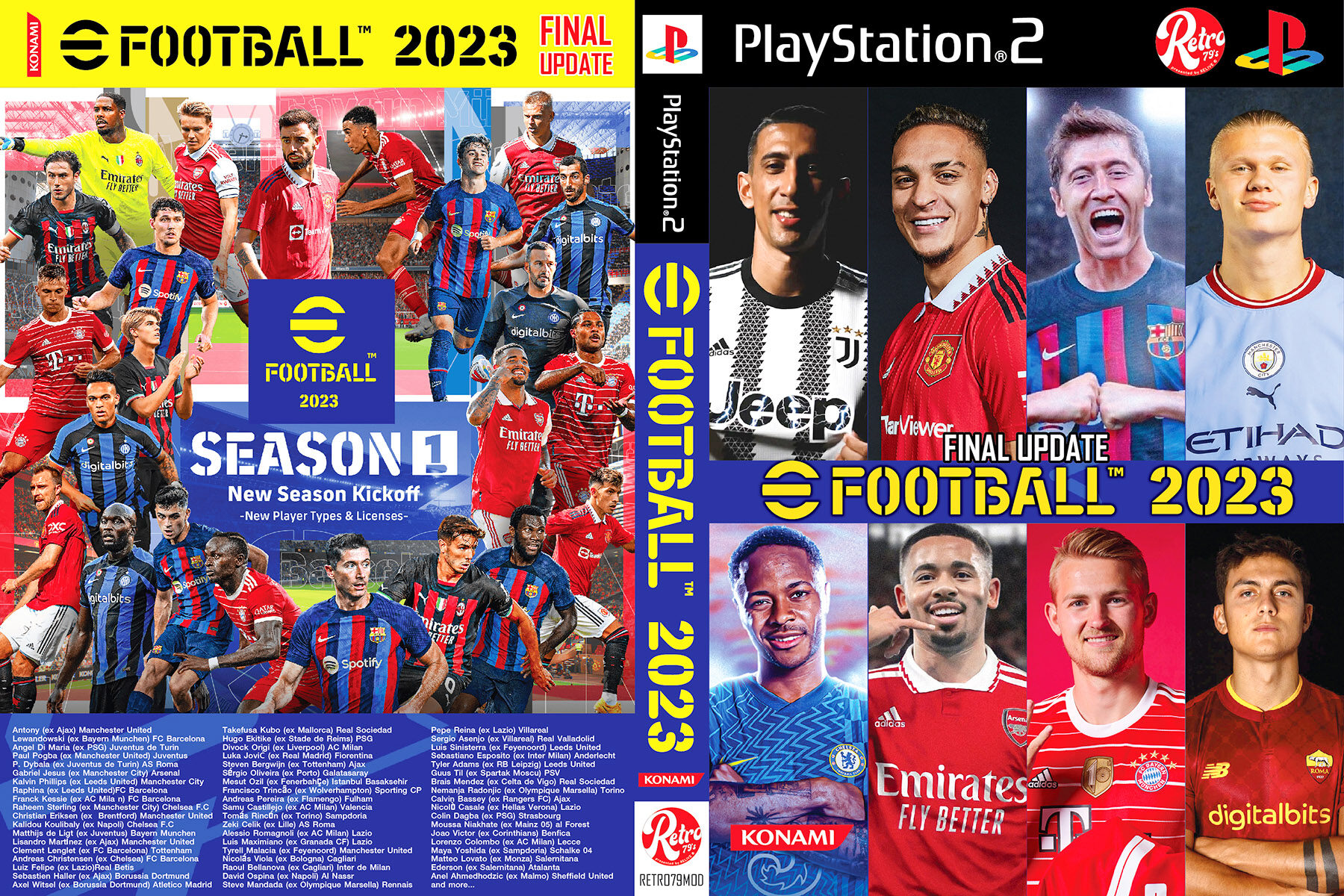 เกี่ยวกับสินค้า 💿 แผ่นเกมส์ PS2 💿 E football 2023 อัพเดทล่าสุด PES 2023 EFOOTBALL ⚔️ PlayStation 2