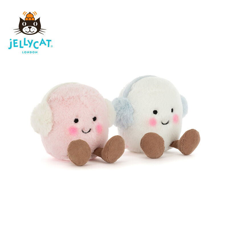 Jellycat น่ารักมาร์ชเมลโลว์นุ่มและหวานสีขาวสีชมพู ราคา 1,277 บาท*ส่งฟรี