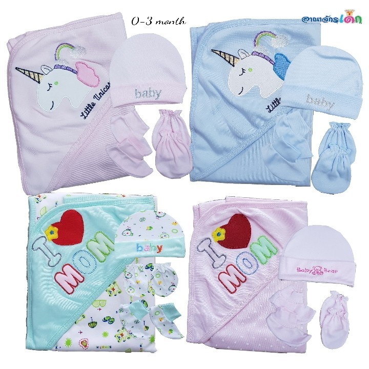 Babyhug 100% Cotton Knit Bloomers with Sea Life & Polka Dots Print Pack of 3 - Lilac Pink & White