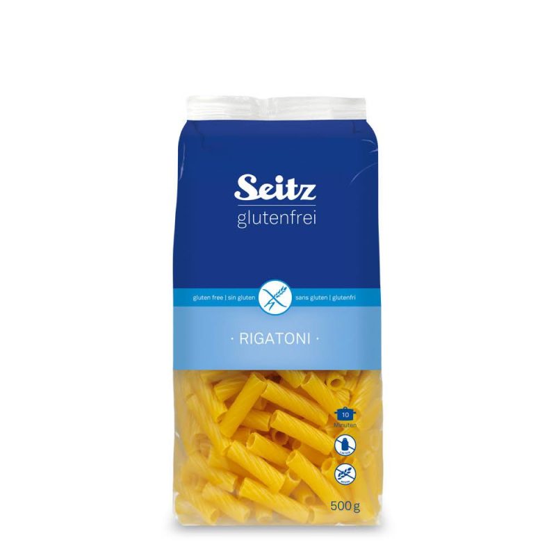 Alb-Gold Gluten Free Corn & Chickpea Rigatoni | Gluten-Free Corn and Chickpea Ricarto Pasta. ราคา 204 บาท*ส่งฟรี