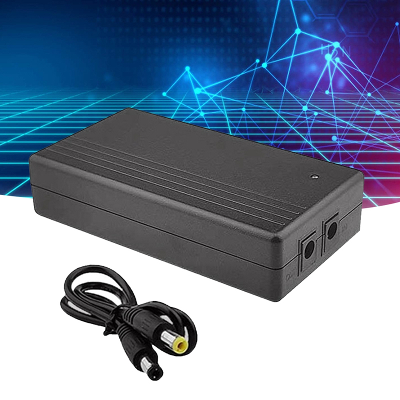 5V 2A Uninterruptible Power Supply Uninterruptible Power Supply Mini UPS  6000MAh Battery Backup for CCTV&WiFi Router Emergency Supply