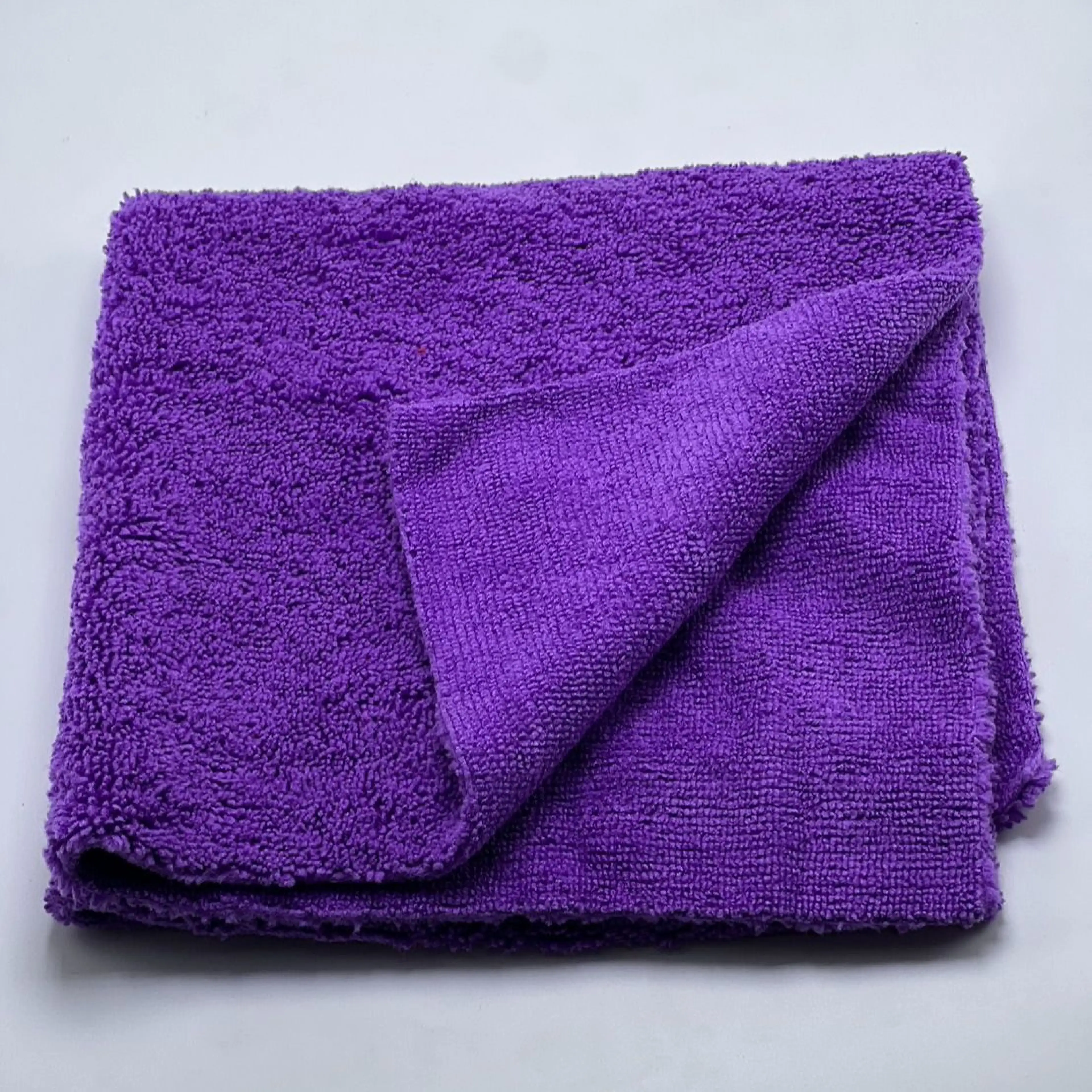 Edgeless Microfiber Cloth (Edgeless Microfiber) Purple, Single-Sided Pile, Width 40, Length 40 Cm, 450 Gsm (Wp114)