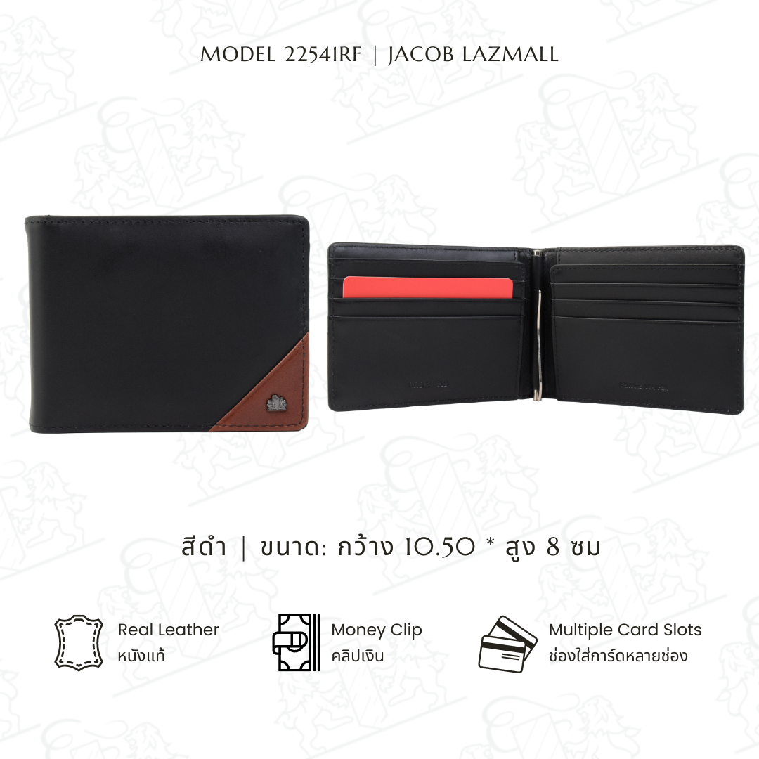 JACOB Wallet Money Clip 22541RF ราคา 1,335 บาท*ส่งฟรี