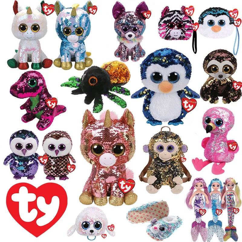 FP 01 - ตุ๊กตา ty Flippables ขนาด 6,10 นิ้ว (ของเล่น ของสะสม แต่งบ้าน แต่งร้าน) ราคา 80 บาท*ส่งฟรี
