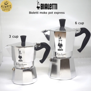 ภาพหน้าปกสินค้าBialetti moka pot express 3 cup 6 cupหม้อต้มกาแฟ มอค่าพอท 3 cup กาแฟ อุปกรณ์ชงกาแฟ  ของแท้ อิตาลี italy ของแท้ ที่เกี่ยวข้อง