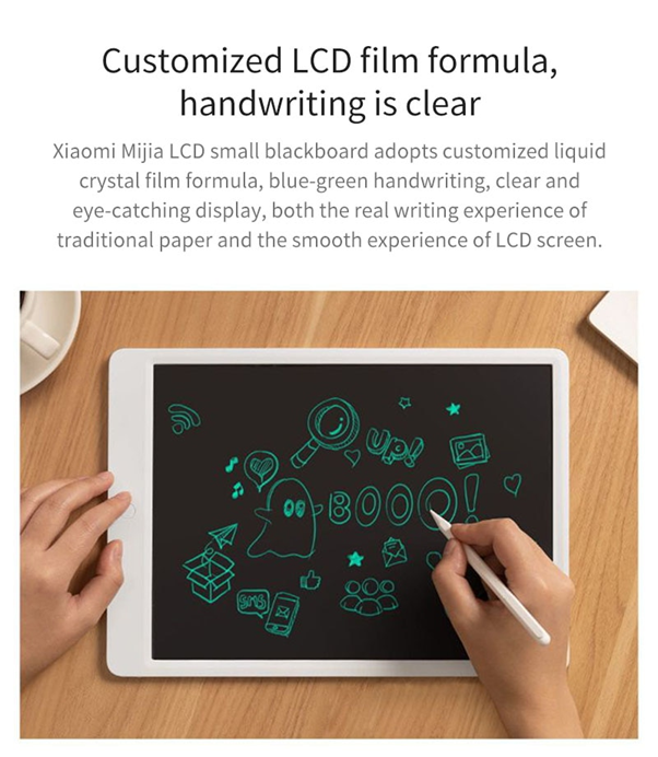 ภาพอธิบายเพิ่มเติมของ Mi LCD Writing Tablet 13.5" กระดานวาดเขียนอิเล็กทรอนิกส์ ลบได้ ขนาด 13.5 นิ้ว รับประกันศูนย์ไทย 1 ปี
