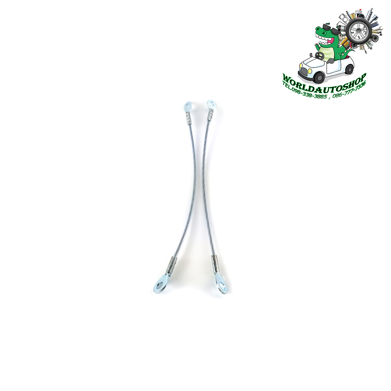 สลิงฝาท้าย mitsubishi cyclone nissan big-m isuzu tfr สลิง กะบะท้าย 2 เส้น เงิน มีบริการเก็บเงินปลายทาง ราคา 210 บาท*ส่งฟรี