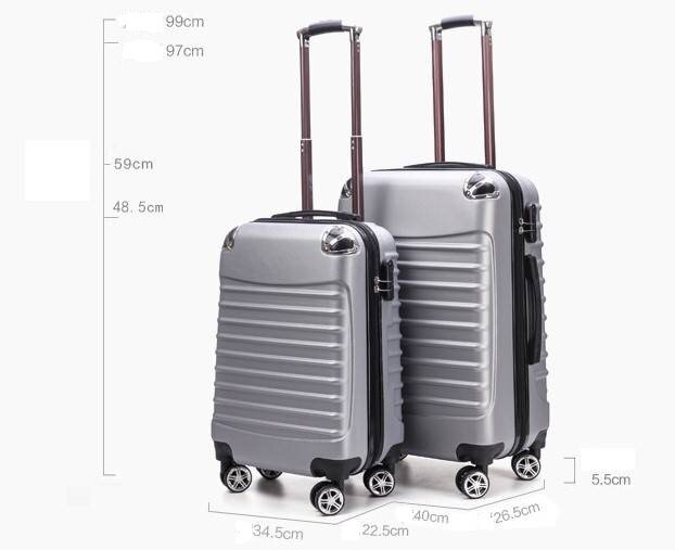 ข้อมูลเพิ่มเติมของ กระเป๋าเดินทาง กระเป๋าล้อลาก 20 นิ้ว กระเป๋าขึ้นเครื่อง 8 ล้อคู่ หมุนได้ 360 องศา