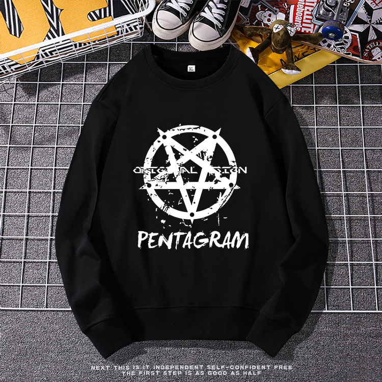 เสื้อแจ็คเก็ตลาย PENTAGRAM เสื้อกันหนาวผู้หญิงและผู้ชาย เสื้อแจ็คเก็ตเสื้อแขนยาวเสื้อผ้าลายแฟชั่นสุดฮิต ขายดี! Y49