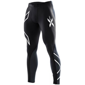 ราคา 2XU Men s Elite Compression Tights กางเกงรัดกล้ามเนื้อ - MA1936b - Black/Silver Medium