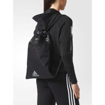 ADIDAS กระเป๋าสะพายหูรูด รุ่น 3S PER GB - AK0005-NS (BLACK/VISGRE) ADIDAS กระเป๋าสะพายหูรูด รุ่น 3S PER GB - AK0005-NS (BLACK/VISGRE)