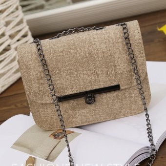 เปรียบเทียบราคา กระเป๋าสะพายข้าง/พาดลำตัว ทรงเหลี่ยมสายสะพายโซ่(สีน้ำตาลอ่อน)รุ่น0020 เสนอราคา กระเป๋าสะพายข้าง/พาดลำตัว ทรงเหลี่ยมสายสะพายโซ่(สีน้ำตาลอ่อน)รุ่น0020