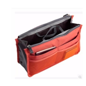 Bag in bag กระเป๋าจัดระเบียบของในกระเป๋าถือ สีส้มสด Bag in bag กระเป๋าจัดระเบียบของในกระเป๋าถือ สีส้มสด
