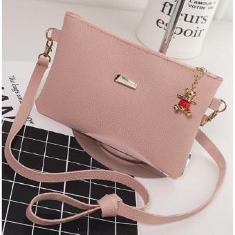 ขอเสนอ BB กระเป๋าสะพายข้างแฟชั่นหนังนิ่ม (สีชมพู) รุ่น 8040 ลดราคา BB กระเป๋าสะพายข้างแฟชั่นหนังนิ่ม (สีชมพู) รุ่น 8040