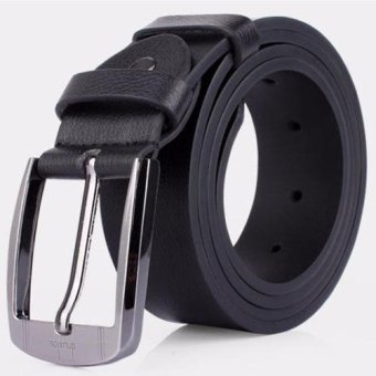 เข็มขัดผู้ชาย เข็มขัด ผู้ชาย เข็มขัดหนัง Belt Mens Jeans CasualWaistband Dress PU Leather Belt Pin Metal Buckle Strap - Black เข็มขัดผู้ชาย เข็มขัด ผู้ชาย เข็มขัดหนัง Belt Mens Jeans CasualWaistband Dress PU Leather Belt Pin Metal Buckle Strap - Black