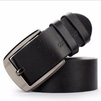 เข็มขัดผู้ชาย เข็มขัด ผู้ชาย เข็มขัดหนัง Belt Mens Jeans CasualWaistband Dress PU Leather Belt Pin Metal Buckle Strap - Black เข็มขัดผู้ชาย เข็มขัด ผู้ชาย เข็มขัดหนัง Belt Mens Jeans CasualWaistband Dress PU Leather Belt Pin Metal Buckle Strap - Black