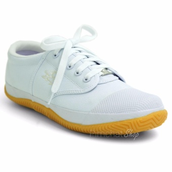 ขาย Breaker BK4 Plus รองเท้านักเรียนผ้าใบชาย สีขาว