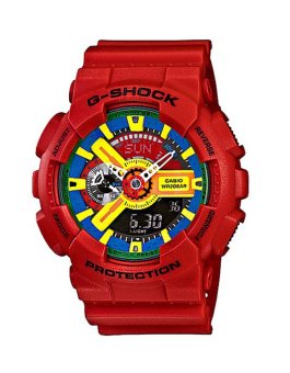 ซื้อ/ขาย Casio นาฬิกาข้อมือผู้ชาย สายเรซิ่น G-shock รุ่น GA-110FC-1ADR - สีแดง