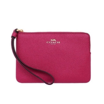 รีวิวพันทิป Coach กระเป๋าคล้องมือไซส์เล็ก 1 ซิป F58032 Corner Zip Wristlet In Crossgrain Leather - Imitation Gold/Bright Pink โปรโมชั่นพิเศษ Coach กระเป๋าคล้องมือไซส์เล็ก 1 ซิป F58032 Corner Zip Wristlet In Crossgrain Leather - Imitation Gold/Bright Pink