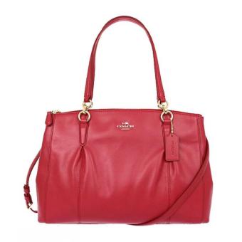อยากขาย COACH Christie Smooth Leather Shoulder Bag รุ่น 36680 - Red เปรียบเทียบราคา COACH Christie Smooth Leather Shoulder Bag รุ่น 36680 - Red