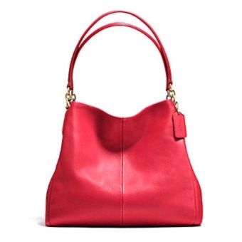 Coach Leather Phoebe Shoulder Bag รุ่น 35723 - Classic Red Coach Leather Phoebe Shoulder Bag รุ่น 35723 - Classic Red