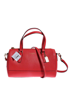 ขอเสนอ COACH Saffiano Mini Satchel (49392) - love Red ขอเสนอ COACH Saffiano Mini Satchel (49392) - love Red