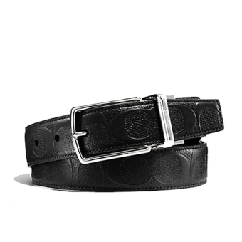 COACH เข็มขัดผู้ชาย SIGNATURE LEATHER BELT F55158 (Black) COACH เข็มขัดผู้ชาย SIGNATURE LEATHER BELT F55158 (Black)