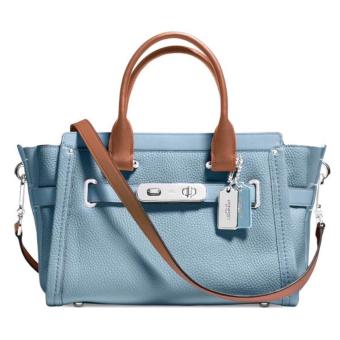 สนใจซื้อ COACH SWAGGER 27 IN COLORBLOCK LEATHER รุ่น 34417 Cornflower ขายด่วน COACH SWAGGER 27 IN COLORBLOCK LEATHER รุ่น 34417 Cornflower