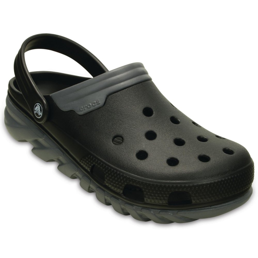 ขาย CROCS Duet Max Clog-Black/Charcoal