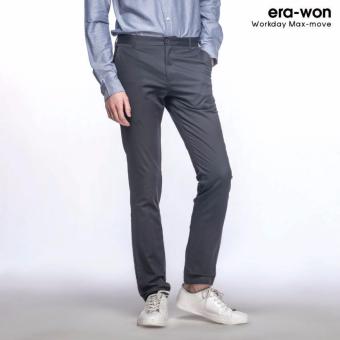 Era-won กางเกงสแลคขายาว ทรงกระบอกเล็ก Workday Maxmove สีเทาเข้ม (Dark Grey) April 2018 - 4 era-won กางเกงสแลคขายาว ทรงกระบอกเล็ก Workday Maxmove สีเทาเข้ม (Dark grey) - 4