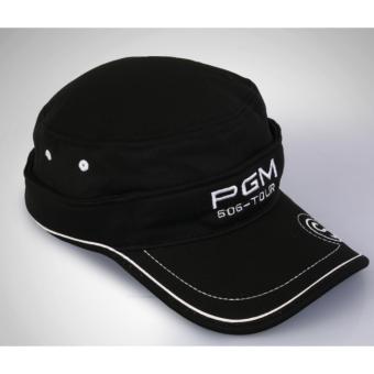 2561 EXCEED หมวกกอล์ฟ PGM BLACK COLOUR สามารถทำเป็นหมวกเปิดได้ (MZ011)