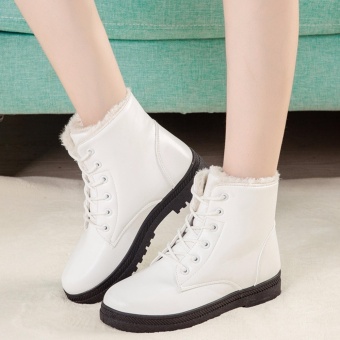 Hanyu Women's Snow Boots Martin Boots Outlets Waterproof LadisShoes(White Size 35) - Intl June 2018 - 3 Hanyu Women's Snow Boots Martin Boots Outlets Waterproof LadisShoes(White Size 35) - intl - 3