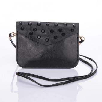 Premium Bag กระเป๋าแฟชั่น กระเป๋าสะพายข้าง รุ่น PB-009 (สีดำ) Premium Bag กระเป๋าแฟชั่น กระเป๋าสะพายข้าง รุ่น PB-009 (สีดำ)