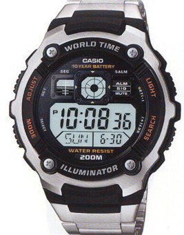 Casio Standard นาฬิกาข้อมือ - รุ่น AE2000WD-1A Casio Standard นาฬิกาข้อมือ - รุ่น AE2000WD-1A