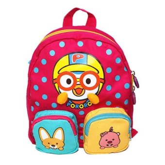 Pororo กระเป๋าสะพายหลัง ลายเพนกวิน PR0172 (Pink) Pororo กระเป๋าสะพายหลัง ลายเพนกวิน PR0172 (Pink)