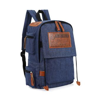 Marverlous กระเป๋าเป้สะพายหลัง กระเป๋าเป้เกาหลี Multi-กระเป๋า Backpack No.6043-Blue Marverlous กระเป๋าเป้สะพายหลัง กระเป๋าเป้เกาหลี Multi-กระเป๋า Backpack No.6043-Blue