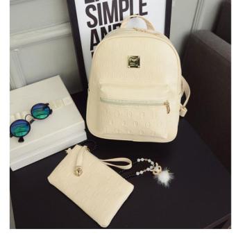 Premium Bag กระเป๋าเป้สะพายหลัง กระเป๋าเป้เกาหลี รุ่น PB015 แถม กระเป๋าสตางค์แบบคล้องแขน (สีขาว) Premium Bag กระเป๋าเป้สะพายหลัง กระเป๋าเป้เกาหลี รุ่น PB015 แถม กระเป๋าสตางค์แบบคล้องแขน (สีขาว)